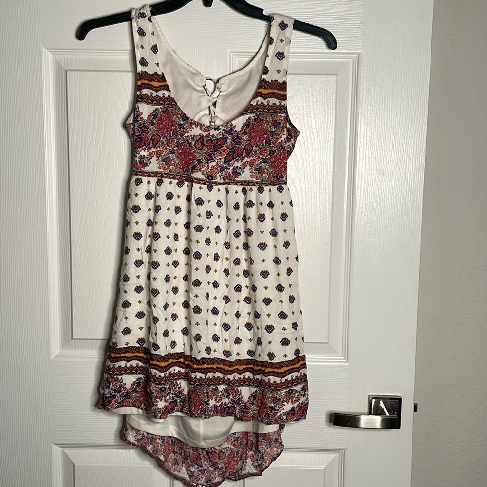 O’Neill floral tank open back mini dress pacsun